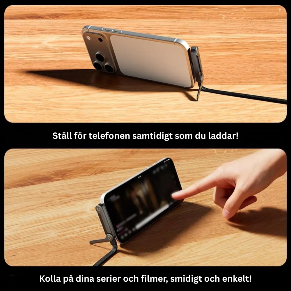 Ladda supersnabbt samtidigt som använder telefonen