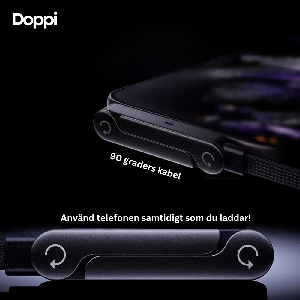 Ladda supersnabbt samtidigt som använder telefonen